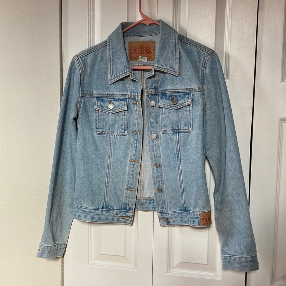 Guess vintage jean jacket, light wash